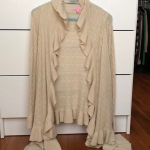 Gold Cashmere Lilly Pulitzer Sweater